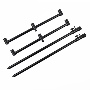 Nouvelle canne à pêche à la <span class=keywords><strong>carpe</strong></span> ensemble 2 pièces pêche banque bâtons avec 1 pièces pêche <span class=keywords><strong>buzz</strong></span> <span class=keywords><strong>bar</strong></span> couleur noire - Product Image 4