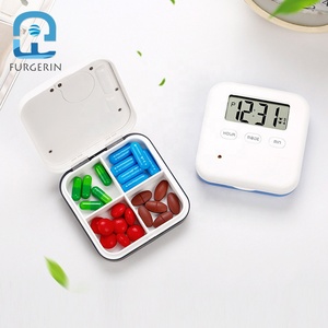Intelligente Timing di Droga Scatola di Organizzatore di Primo Soccorso Kit di Medicina di Plastica Scatole di Immagazzinaggio Promemoria Temporizzato Mini Scatola di Plastica Per Uso Medico - Product Image 2