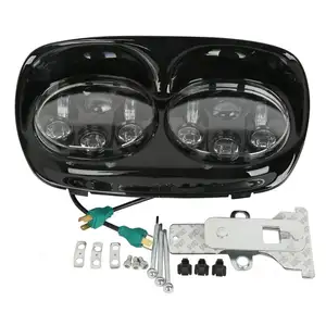 5.75 5 3/4 inch/set double headlight for Road Glide motorcycle lighting system ip67 dual led headlight for Custom-Bagger