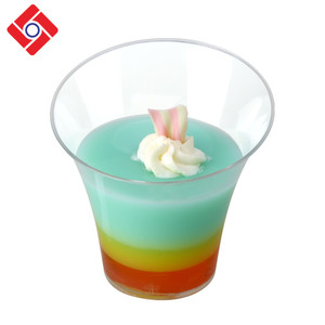 <span class=keywords><strong>de</strong></span> <span class=keywords><strong>soltera</strong></span> <span class=keywords><strong>de</strong></span> plástico cuadrado transparente Mini pudín <span class=keywords><strong>de</strong></span> Mousse jalea postre tazas con logotipo personalizado impreso - Product Image 4