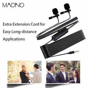Maono Haute Sensibilité Cravate Col à Revers Journaliste Microphone - Product Image 6