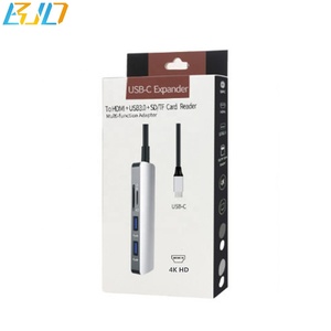 <span class=keywords><strong>USB</strong></span> C концентратор адаптер гарантии торговли 5 in1 Тип C концентратор адаптер с HDMI порт 2 <span class=keywords><strong>USB</strong></span> 3,0 порт ы <span class=keywords><strong>SD</strong></span> и <span class=keywords><strong>Micro</strong></span> - Product Image 6