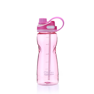 Bouteille d'eau écologique en plastique sans paille, ml, design créatif, avec corps transparent, sans bpa, vente en gros - Product Image 6