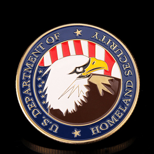 Excellente Artisanat Souvenir Unique Design American Eagle Or-Plaqué Pièce, Euro religieux américain <span class=keywords><strong>aigle</strong></span> de tungstène pièce - Product Image 1