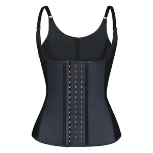 NANBIN جديد سترة نمط تسعة الصلب العظام اللاتكس مدرب خصر مشد - Product Image 1
