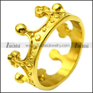 Nuovo anello della corona della regina delle signore della moda in acciaio inossidabile anello della corona del re - Product Image 4