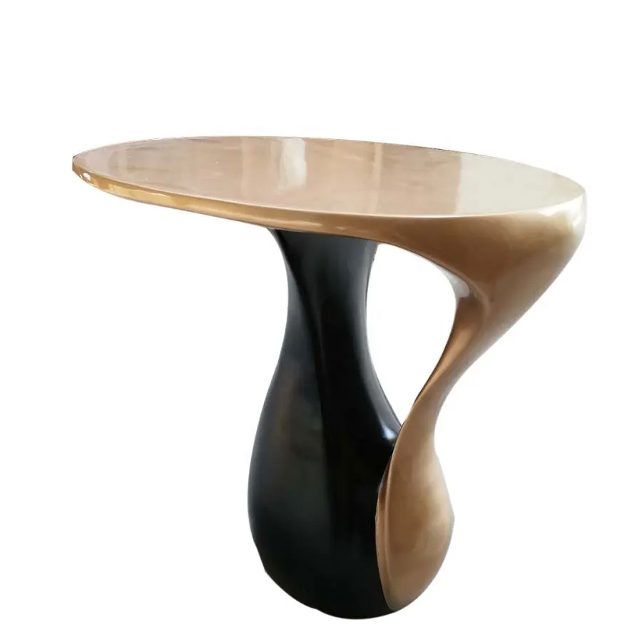 Designer High-end Furniture Customized FRP Special-shaped Tea Table Modern Hotel Office Reception Leisure Tea Table