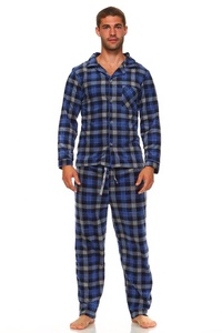camisetas de manga larga ropa de dormir de algodón <span class=keywords><strong>divertido</strong></span> pijamas de invierno de los hombres - Product Image 3