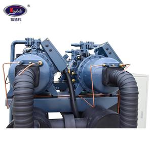 Industrieller Kühler Rohrreinigungsmaschine Niedertemperatur-Schraubenwasserkühler 300 Tonnen Preis für Vakuumbeschichtungsmaschine - Product Image 2