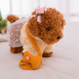 Toptan peluş elektrik köpek oyuncak özel peluş simülasyon köpek elektrik müzik dolması peluş oyuncak elektrikli yürüyüş köpek peluş oyuncak - Product Image 3