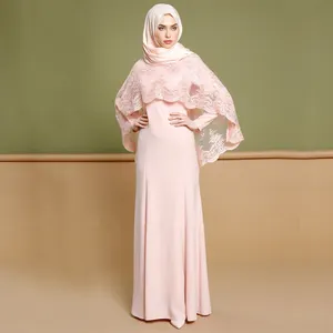 ขายใหม่ออกแบบ Abaya ชุดมุสลิมสำหรับหลังชุด Abaya ดูไบ2019