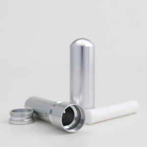 Inhalateur nasal vierge d'huiles essentielles en alliage d'aluminium - Product Image 2