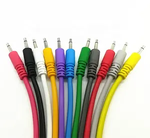 Kualitas Tinggi PVC Mono Kabel Audio 3.5 Mm Kabel Audio Male To Male Mono Jack Audio AUX Kabel Adaptor