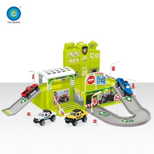 Jouets de stationnement pour enfants, 2020, ensemble de jeu de <span class=keywords><strong>garage</strong></span>, voiture en <span class=keywords><strong>plastique</strong></span>, nouvelle collection - Product Image 3