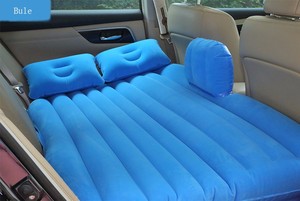 2022 letto gonfiabile del materasso di aria di campeggio del PVC di viaggio doppio letto di aria floccato - Product Image 4