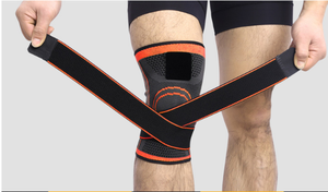 Sıcak satış elastik Flex atletizm örme diz sıkıştırma desteği kol sıkıştırma dizlik Brace - Product Image 6