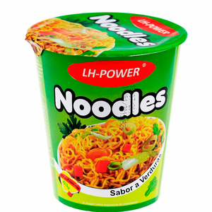 Tasse de 65g de nouilles instantanées/approvisionnement en vrac de ramen/usine alimentaire OEM - Product Image 1