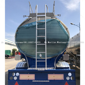 Tri essieu SASO RED DOT en alliage d'aluminium pétrolier à vendre, 45000 litres carburant citerne remorque - Product Image 1