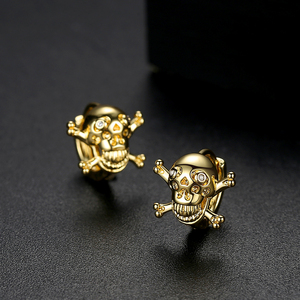 LUOTEEMI teschi Clip on Fashion Special Design <span class=keywords><strong>orecchini</strong></span> <span class=keywords><strong>orecchini</strong></span> per ragazze donne gioielli fantastici - Product Image 6