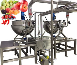Petite échelle <span class=keywords><strong>en</strong></span> acier inoxydable pour <span class=keywords><strong>fruits</strong></span> et légumes confiture/pâte/purée <span class=keywords><strong>de</strong></span> <span class=keywords><strong>ligne</strong></span> <span class=keywords><strong>de</strong></span> production - Product Image 1