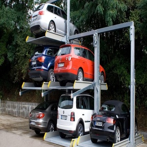 Lift Parkir Mobil Bertingkat 2 Tiang 3 Mobil DTPP609 CE ISO - Product Image 1