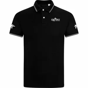 SFI personalizada de alta calidad 2019 fruta del telar liso 65/35 camisas de Polo Unisex hombres mujeres T camisa