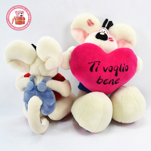 Animales de <span class=keywords><strong>peluche</strong></span> al por mayor regalo juguetes Día de San Valentín ratón <span class=keywords><strong>rata</strong></span> juguete con el corazón - Product Image 3