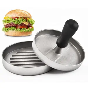Cetakan Pembuat Hamburger Patty Hamburger, Kualitas Tinggi Tidak Lengket untuk BBQ