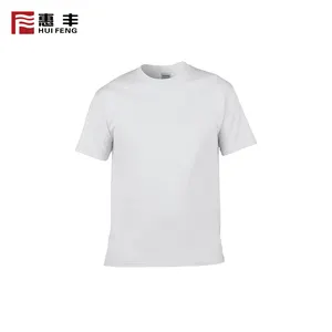 Haute qualité femmes blanc 100 coton blanc t-shirts en gros