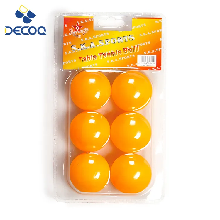 卓球ボール40mm卸売工場直販OEM許容プラスチックオレンジ