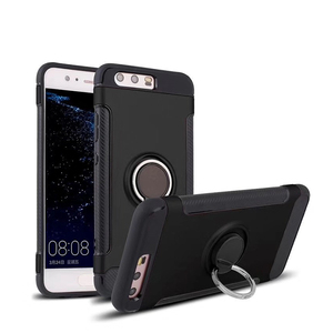 Per <span class=keywords><strong>Huawei</strong></span> <span class=keywords><strong>P10</strong></span> PC copertura posteriore del telefono cellulare Custodia in TPU antiurto supporto 360 supporto del telefono cellul - Product Image 1