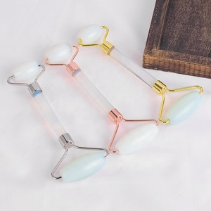 Newest Women Skincare Face <strong>Roller</strong> Rose Quartz <strong>Jade</strong> <strong>Roller</strong> Opalite <strong>Roller</strong> for Face Antia Aging - Product Image 4