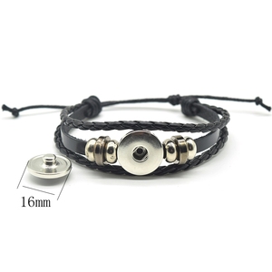 <span class=keywords><strong>Bracelet</strong></span> de Yoga en <span class=keywords><strong>cuir</strong></span> pour hommes et femmes, nouveaux bijoux, cordon tissé, Yoga, méditation, ogi, 7 chakras, mode 2020 - Product Image 3