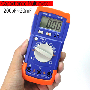 Numérique Compteur De <span class=keywords><strong>Capacité</strong></span> <span class=keywords><strong>Condensateur</strong></span> <span class=keywords><strong>Tester</strong></span> mF uF Circuit Inductance Blacklight multimètre - Product Image 1