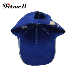 Algodón suave panel washed navy <span class=keywords><strong>gorra</strong></span> <span class=keywords><strong>de</strong></span> béisbol y no estructurados papá sombrero con bordado - Product Image 5