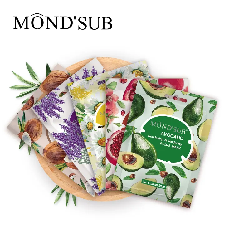Органическая косметика Mond'sub, натуральная увлажняющая отбеливающая маска для лица Mascarilla