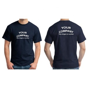 Screen Printed Personalised Front and Back T-Shirts with Your logo ,name, Slogan