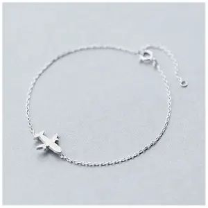 Nieuwe 2019 Zilveren Bedels Vliegtuig Armbanden Voor Vrouwen Sterling Zilver 925 Mode-sieraden