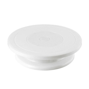 Good looking senior white color cake decorating turntable of baking tools