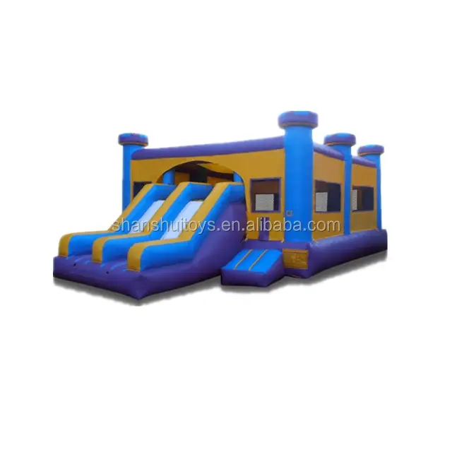 High quality bounce house inflatable bouncy combo/inflatable jumping castle with slide for sale