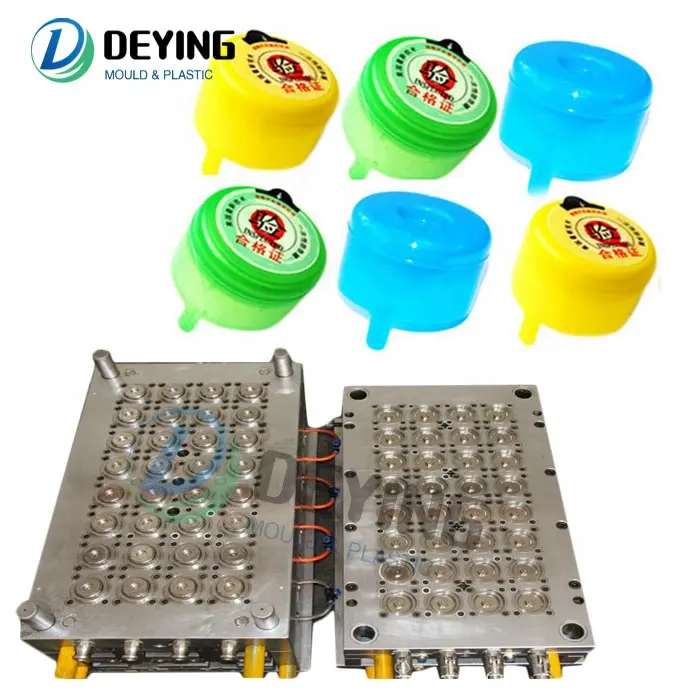 Hot Runner plastic injection 5 gallon 16 cavities 20l water dispenser bottle cap mould for sales