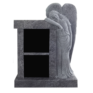 Rechtzeitige Lieferung G633 Granit Stehend Engel 2 Nischen Urnen Für Erwachsene - Product Image 1