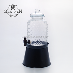 2,5 <span class=keywords><strong>galones</strong></span> tapa ecológica dispensador de cristal vidrio limonada tarro - Product Image 4