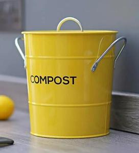 Su misura colorato in metallo zincato cucina Compost secchio carbone di carbone di stoccaggio spazzatura Compost bidone di stoccaggio Compost secchio - Product Image 3