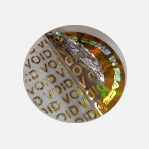 Autocollant d'étiquette d'hologramme de sécurité inviolable personnalisé - Product Image 1