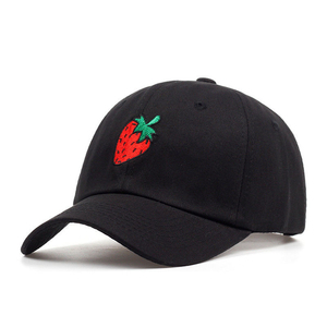 Tesa curva logo personalizzato fragola economico crea cappello da baseball <span class=keywords><strong>online</strong></span> - Product Image 1