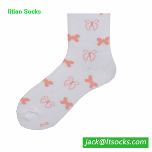 <span class=keywords><strong>Calcetines</strong></span> largos para las mujeres <span class=keywords><strong>calcetines</strong></span> lindos fabricación Draw diseñador algodón - Product Image 2