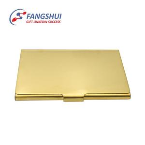 Porte-cartes de visite professionnel personnalisé pour entreprise, en autres matériaux, sans fermeture, épaisseur 10 mm, 36g, placage or Fangshui - Product Image 6