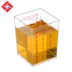 Suaves desechables cubo Ps postre bebida fría pudín de Mousse taza tiramisú de envases de plástico - Product Image 3