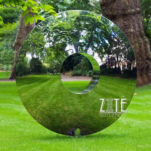 Moderna decoración <span class=keywords><strong>del</strong></span> jardín al aire libre arte grande de acero inoxidable <span class=keywords><strong>Toro</strong></span> escultura - Product Image 1